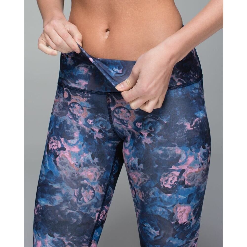 Lululemon If You're Lucky Pant Luxtreme in Moody Mirage Bark Berry Deep Navy - Picture 6 of 15